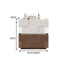 Muatkan imej ke dalam penonton Galeri, Lucille Box Weave Wooden Bedside Table