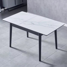 Muatkan imej ke dalam penonton Galeri, Cotton Italian Design Extendable Dining Table 1.1m to 1.4m