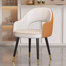 将图片加载到图库查看器,Rubio Italian Design Black Gold Leg Dining Chair