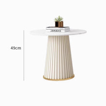 Muatkan imej ke dalam penonton Galeri, Gibson Pleated Round Coffee Table