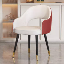 将图片加载到图库查看器,Rubio Italian Design Black Gold Leg Dining Chair