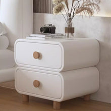 Muatkan imej ke dalam penonton Galeri, Ortiz Minimalist Double Layered PU Bedside Table