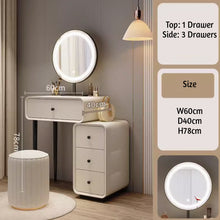 Muatkan imej ke dalam penonton Galeri, Stephanie Sleek Design Dressing Table Set 0.5m to 1m