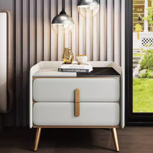 Muatkan imej ke dalam penonton Galeri, Louie Slate Top Modern Bedside Table