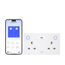 Muatkan dan mainkan video dalam penonton Galeri, AQARA Wall Outlet H2 UK