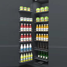 在图库查看器中加载和播放视频,MIRAI Platinum Deluxe Larder 6 Tier 12 Layer Pantry Basket