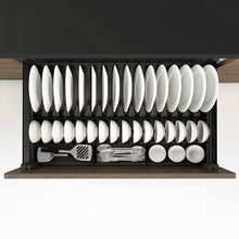 Muatkan dan mainkan video dalam penonton Galeri, MIRAI Multifunctional Dish Aluminium Basket With Soft Closing (Attach With Door)