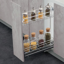Muatkan dan mainkan video dalam penonton Galeri, MIRAI Enhanced 2-Layer Seasoning Pull Out Basket