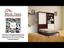 Muatkan dan mainkan video dalam penonton Galeri, Pull Down Single/Double Bed Mechanism For Front Fitting