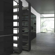 将图片加载到图库查看器,MIRAI 6 Tier Side Mounted Tall Aluminium Larder With Soft Closing