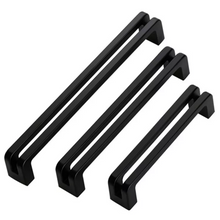 Muatkan imej ke dalam penonton Galeri, Duo Slim Line Matt Black Handle