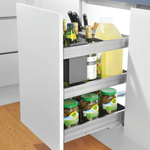 Muatkan imej ke dalam penonton Galeri, GOGGES Luxury Stainless Steel 3-Tier Multi-Function Pull Out Basket
