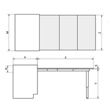 Muatkan imej ke dalam penonton Galeri, ATIM Party Pull-Out Drawer Table With Double Telescopic Folding Leg