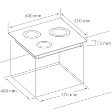 Load image into Gallery viewer, FOTILE Kitchen Ceramic Hob EEG60301