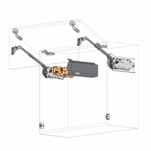 Muatkan imej ke dalam penonton Galeri, BLUM Aventos HF  Mechanism With Lever Arms - Servo-Drive (Full Set)