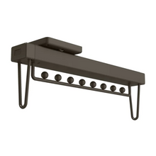 Muatkan imej ke dalam penonton Galeri, MIRAI Top Mounted Pull Out Closet Rail Hanger (Mocha & White)