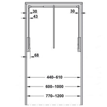 Muatkan imej ke dalam penonton Galeri, HAFELE Wardrobe Lift for Mounting on Side Panel