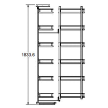 将图片加载到图库查看器,MIRAI Platinum Deluxe Larder 6 Tier 12 Layer Pantry Basket