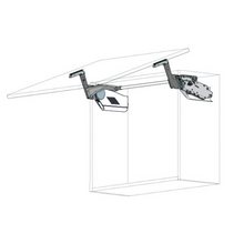 Muatkan imej ke dalam penonton Galeri, BLUM Aventos HS Mechanism With Lever Arms - Servo-Drive (Height 526-675mm)