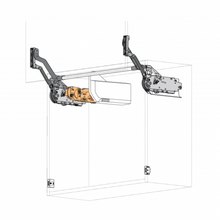 Muatkan imej ke dalam penonton Galeri, BLUM Aventos HL Mechanism With Lever Arms - Servo-Drive (Heights 350-399mm)