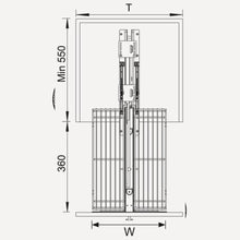 将图片加载到图库查看器,MIRAI Enhanced Tall Unit Basket With Soft Closing Slide