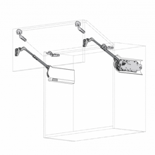 Muatkan imej ke dalam penonton Galeri, BLUM Aventos HF  Mechanism Woth Lever Arms - Blumotion (Full Set)