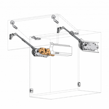 Muatkan imej ke dalam penonton Galeri, BLUM Aventos HF  Mechanism With Lever Arms - Servo-Drive (Full Set)