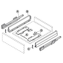 Muatkan imej ke dalam penonton Galeri, HAFELE Nova Pro Scala H90mm Drawer Set