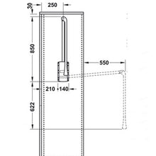 Muatkan imej ke dalam penonton Galeri, HAFELE Wardrobe Lift for Mounting on Side Panel