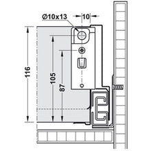 Muatkan imej ke dalam penonton Galeri, HAFELE Nova Pro Scala H122mm Drawer Set