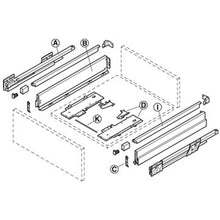 Muatkan imej ke dalam penonton Galeri, HAFELE Nova Pro Scala H90mm Rectangle Railing Drawer Set