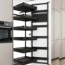 将图片加载到图库查看器,BOTTI Aluminium 6 Tier Larder Pull Out Basket