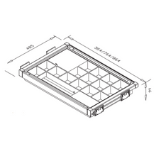 Muatkan imej ke dalam penonton Galeri, MIRAI Jewelry Organizer With Soft Close Slide (Dark Grey & White)