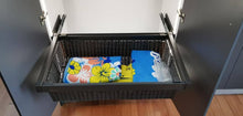 Muatkan imej ke dalam penonton Galeri, MIRAI Rattan Basket With Soft Close Slide (Dark Grey & White)