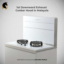 Muatkan imej ke dalam penonton Galeri, UNICORN World Auto-Flip Cover Modular Cooker Hood White