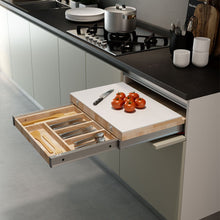 Muatkan imej ke dalam penonton Galeri, ATIM Cook Pull-Out Drawer Table With Space