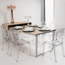 Muatkan imej ke dalam penonton Galeri, ATIM Mensola Party Pull-Out Drawer Table With Double Telescopic Folding Leg