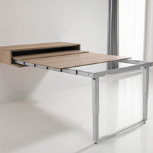 Muatkan imej ke dalam penonton Galeri, ATIM Mensola Party Pull-Out Drawer Table With Double Telescopic Folding Leg