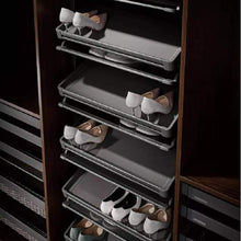 将图片加载到图库查看器,MIRAI 360 Rotating Shoes Rack (Mocha & Grey)