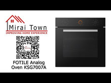 Muatkan dan mainkan video dalam penonton Galeri, FOTILE Analog Oven KSG7007A