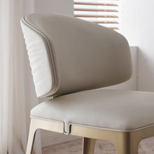 Load image into Gallery viewer, Woodard Designer Light Wave Italian Microfiber Leather Dining Chair
