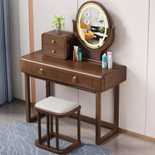 Muatkan imej ke dalam penonton Galeri, Hoover Solid Wood Dressing Table Set 0.8m to 1m
