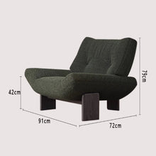 Load image into Gallery viewer, Prisca Low Seat Library Lounge Lamb Wool Chair
