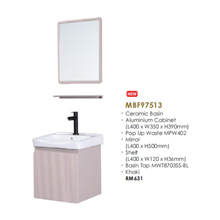 Muatkan imej ke dalam penonton Galeri, MOCHA Honeycomb Bathroom Furniture
