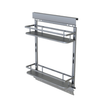 Load image into Gallery viewer, MIRAI Side Pull Out Basket With Undermount Soft Closing Slide - Dark Grey
