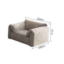 将图片加载到图库查看器，Eleanor Elephant Ear New Modern Linear Fabric Sofa
