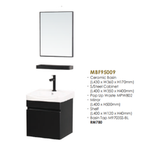 Muatkan imej ke dalam penonton Galeri, MOCHA Honeycomb Bathroom Furniture
