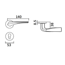 Load image into Gallery viewer, ARMOR Signature Lever Handle Lock ALM-Z7080/S60/6085

