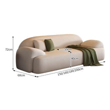 将图片加载到图库查看器，Silas Pet Friendly Leather Trendy Cloud Sofa
