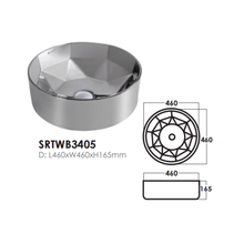 将图片加载到图库查看器，SORENTO Counter Top Designer Basin
